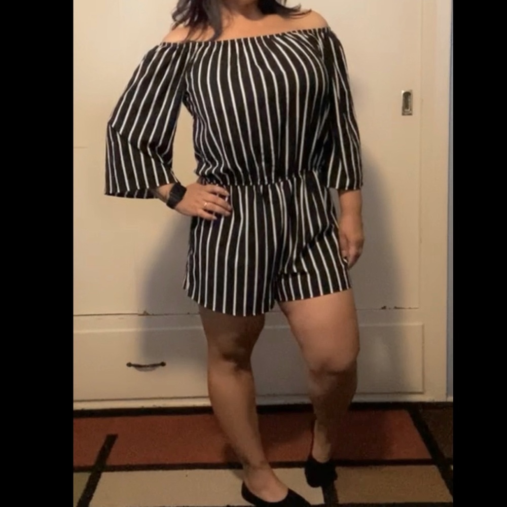 Striped Romper
